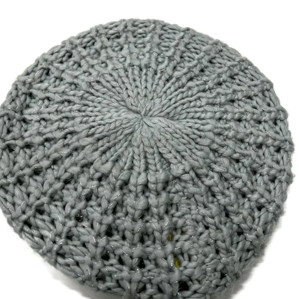 Catherine Malandrino Knit Beret Gray Hat‎